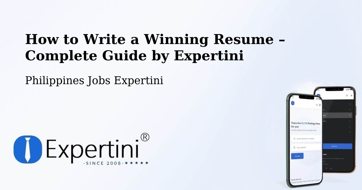 Resume Writing Guide for Job Seekers – Tandoc - Tandoc, Philippines Jobs Expertini